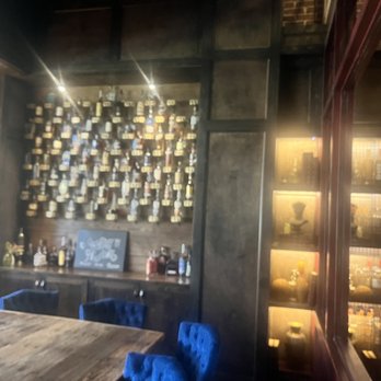 Bosscat Kitchen & Libations - Inside the whiskey room - New American Near Me - Irvine, California