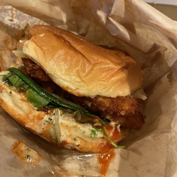 CRAFT BURGER By Shane - North Main - K.O. Mushroom Sammie with spicy ketchup - Burgers Near Me - Alpharetta, Georgia