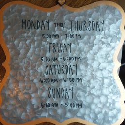 Store hours