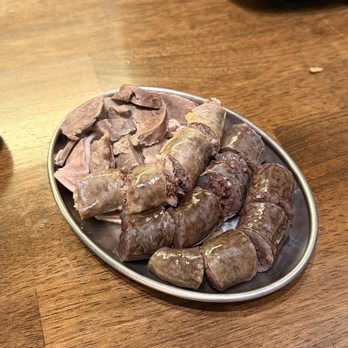 Moobongri Soondae - 24. Sampler Combo - Combination Soondae with Pork Meat - Korean Near Me - San Gabriel, California