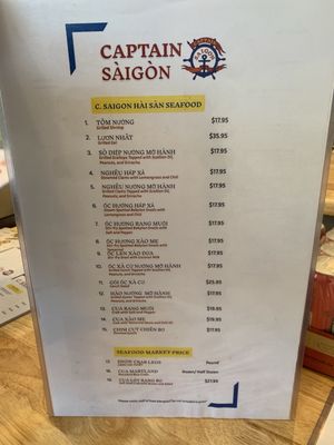 Menu photo 4 Captain Saigon Seafood Falls Church, VA
