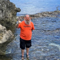 Mermaid Caves - # g r a t e f u l Bruce hensley  (Ohana Family ) Beach clean-up