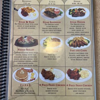 Stars Restaurant - a menu for daily specials - Salad Near Me - Ukiah, California