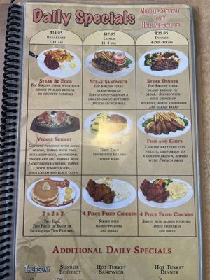 Menu photo 2 Stars Restaurant Ukiah, CA Menu photo 2 Stars Restaurant Ukiah, CA