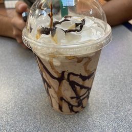 a cup of iced coffee