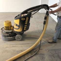 JS Concrete Finishing - Grinding first pass