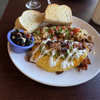 Breakfast At Tiffiny's - Baccado Omelette with redskin potatoes - Breakfast & Brunch Near Me - Portage, Michigan
