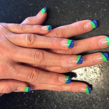 Venus Nails Day Spa - Cool Seahawks nails! - Nail Salons Near Me - Vancouver, Washington Venus Nails Day Spa - Cool Seahawks nails! - Nail Salons Near Me - Vancouver, Washington