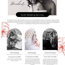 Avid Boudoir - We offer Wedding Boudoir sessions. The couple can enjoy the session together or maybe just the Bride.