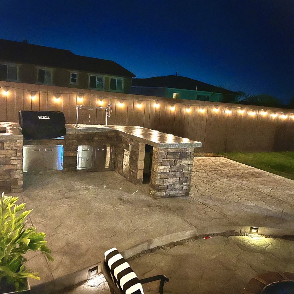 Backyard Solutions - Finished BBQ - Masonry/Concrete Near Me