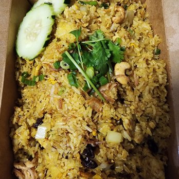 Khamdee Thai Cookhouse - Pineapple fried rice - Thai Near Me - Beaverton, Oregon Khamdee Thai Cookhouse - Pineapple fried rice - Thai Near Me - Beaverton, Oregon