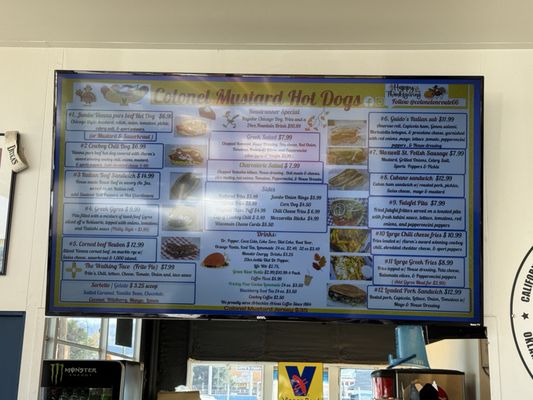 Menu photo 1 Colonel Mustard Hot Dogs Holbrook, AZ Menu photo 1 Colonel Mustard Hot Dogs Holbrook, AZ