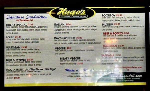 Menu photo 2 Hugo's Deli Meridian, ID Menu photo 2 Hugo's Deli Meridian, ID