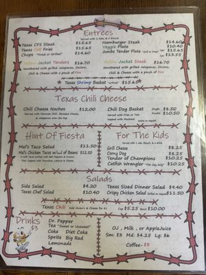 Menu photo 2 Mel's Place Boyd, TX Menu photo 2 Mel's Place Boyd, TX