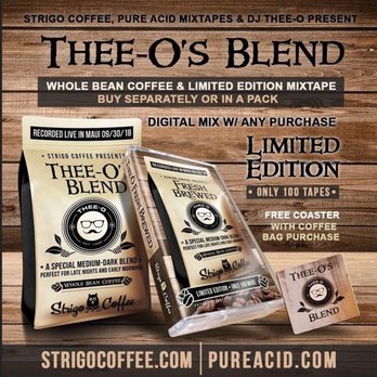 Strigo Coffee - the o's blend, whole bean coffee, and a package of the o's blend - Coffee Roasteries Near Me - Norwalk, Connecticut Strigo Coffee - the o's blend, whole bean coffee, and a package of the o's blend - Coffee Roasteries Near Me - Norwalk, Connecticut