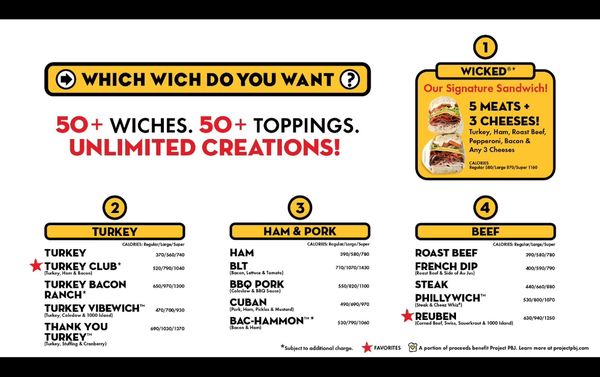 Menu photo 3 Which Wich - Eastvale Eastvale, CA Menu photo 3 Which Wich - Eastvale Eastvale, CA