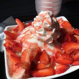 Strawberry shaved ice Strawberry shaved ice