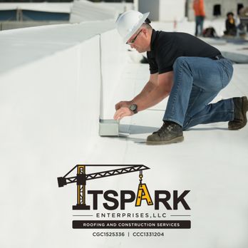 TSpark Enterprises - a man working on a roof - General Contractors Near Me - Tallahassee, Florida