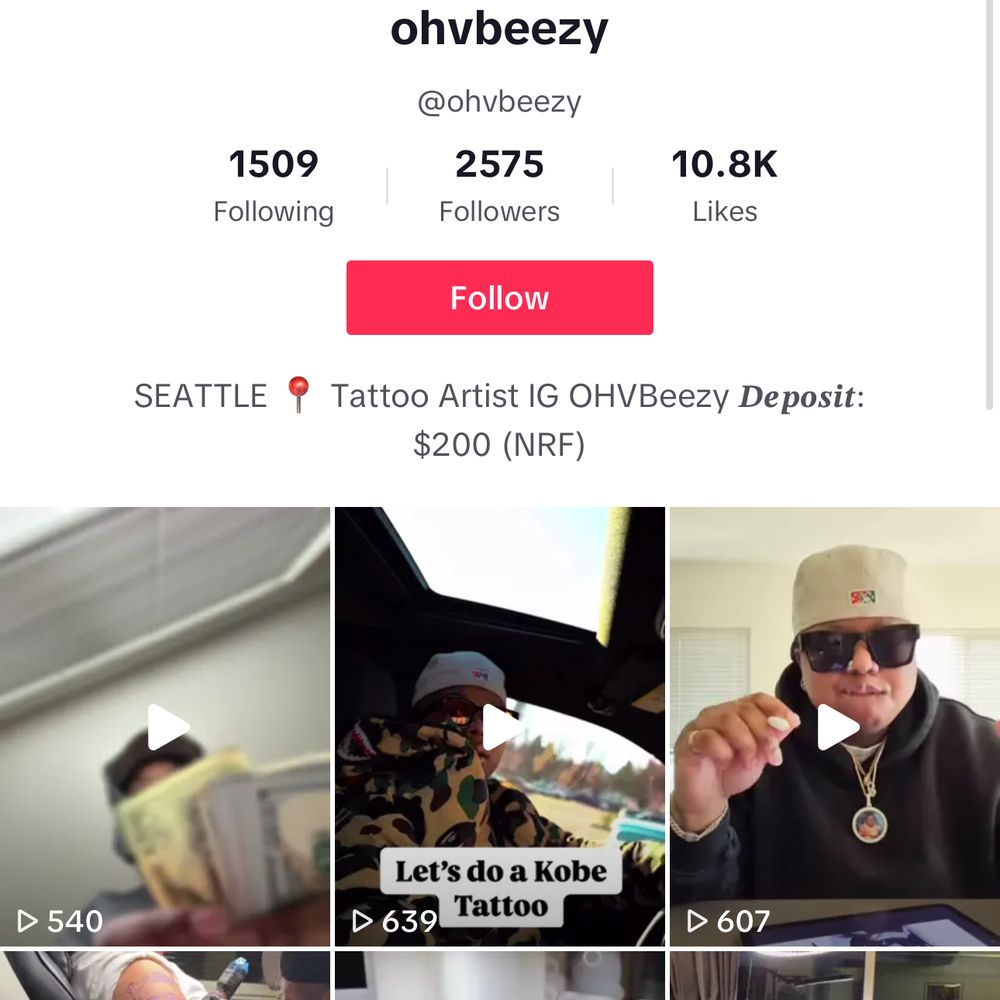 OHV Tattoos - Social media, claims back up account - Tattoo Near Me - Seattle, Washington OHV Tattoos - Social media, claims back up account - Tattoo Near Me - Seattle, Washington