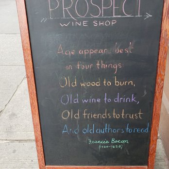 Prospect Wine Shop - a chalk board with a poem written on it - Beer, Wine & Spirits Near Me - Brooklyn, New York Prospect Wine Shop - a chalk board with a poem written on it - Beer, Wine & Spirits Near Me - Brooklyn, New York