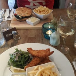Shed - Main lemon soul goujons - food, fish and chips - French Near Me - Belfast, BFS