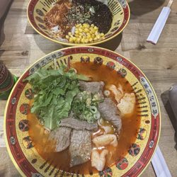 Biang Biang Fresh Noodle - #3 Tom yum noodles and #1 Biang biang noodles