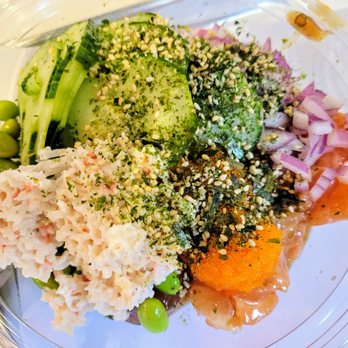 Koibito Poke - Arcadia - broccoli, carrots, and rice - Hawaiian Near Me - Phoenix, Arizona