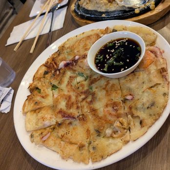 Bay Pocha - Seafood pancake - Korean Near Me - San Francisco, California