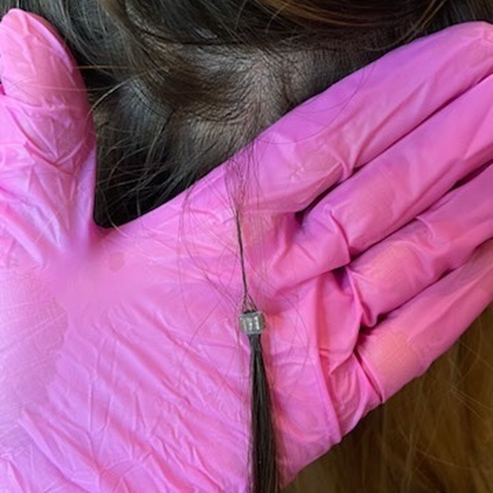Booji Beauty Bar - Most of the extensions had to be removed with force from too big of a high tip into small of a bead - Hair Extensions Near Me - Denver, Colorado Booji Beauty Bar - Most of the extensions had to be removed with force from too big of a high tip into small of a bead - Hair Extensions Near Me - Denver, Colorado