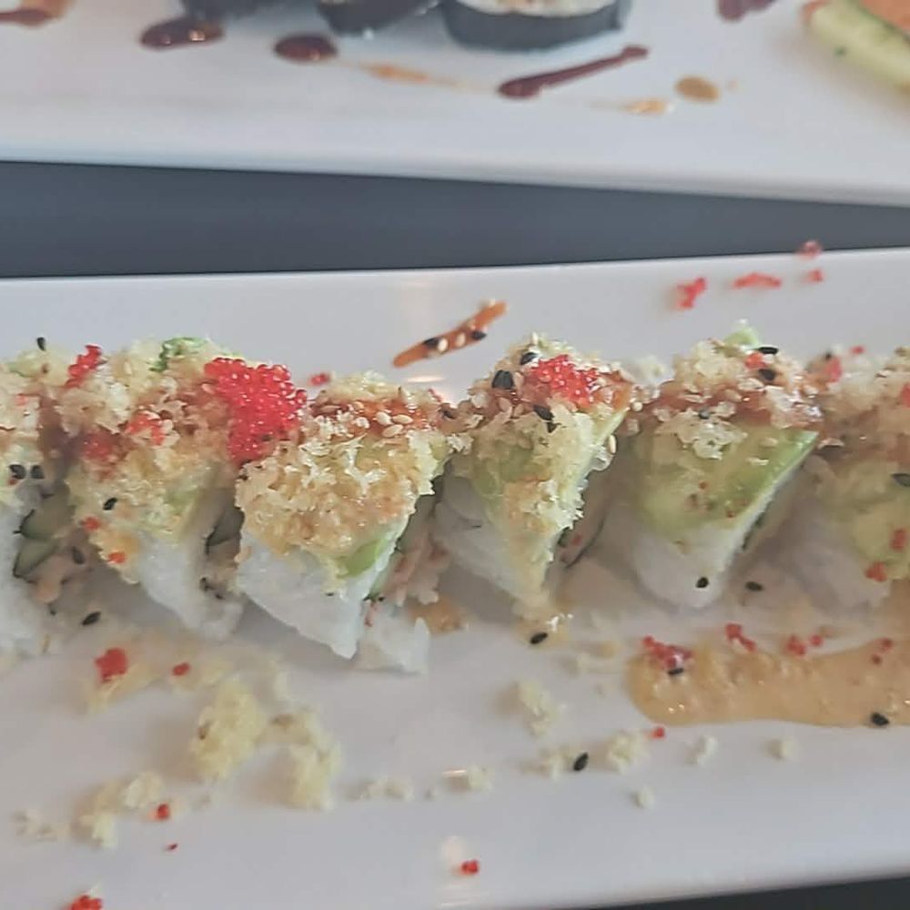 Spider roll and lobster roll
