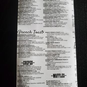 Moni's Restaurant - More Breakfast Menu Feasts! On Carry-Out Menu.  11/1/2024 - Breakfast & Brunch Near Me - Macomb, Michigan