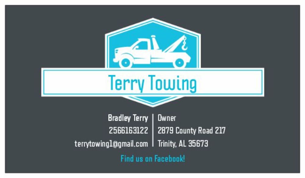 TERRY TOWING Updated September 2024 Trinity, Alabama Towing