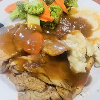 Manor Grill & Bar - Open Face Hot Roast Beef Sandwich. - American Near Me - San Leandro, California