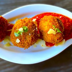 Kindred Spirits - Arancini - generously sized and super delicious.