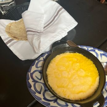 Milagro Cantina - Queso Fundido with flour tortillas - Mexican Near Me - Toronto, Ontario
