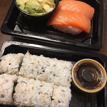 RA Sushi - Mesa - 2 Piece Smoked Salmon "Smoked Sake" Nigiri and Eel Cucumber Hand Roll - Japanese Near Me - Mesa, Arizona RA Sushi - Mesa - 2 Piece Smoked Salmon "Smoked Sake" Nigiri and Eel Cucumber Hand Roll - Japanese Near Me - Mesa, Arizona