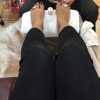 Lotus Hair and Nails - Plastic bag over the pedicure tub so they won't have to sanitize it. - Nail Salons Near Me - Salinas, California Lotus Hair and Nails - Plastic bag over the pedicure tub so they won't have to sanitize it. - Nail Salons Near Me - Salinas, California