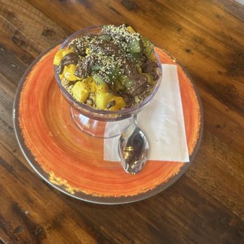 Grain and Berry - Açaí bowl with mango, pineapple & kiwi and granola, almond butter and hemp, yum! - Juice Bars & Smoothies Near Me - Boca Raton, Florida Grain and Berry - Açaí bowl with mango, pineapple & kiwi and granola, almond butter and hemp, yum! - Juice Bars & Smoothies Near Me - Boca Raton, Florida