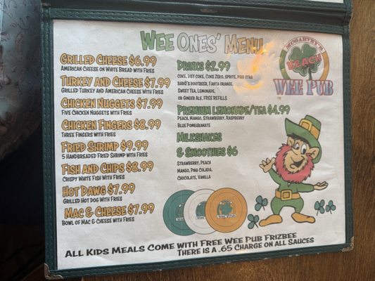 Menu photo 8 Wee Pub Beach Jekyll Island, GA Menu photo 8 Wee Pub Beach Jekyll Island, GA