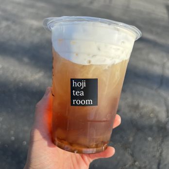 Hoji - Barley + Sea Cream with Boba - Bubble Tea Near Me - Redlands, California
