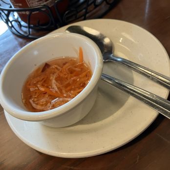 Pasteur Grill & Noodles - Vinegar with ginger & carrot threads - Vietnamese Near Me - New York, New York Pasteur Grill & Noodles - Vinegar with ginger & carrot threads - Vietnamese Near Me - New York, New York