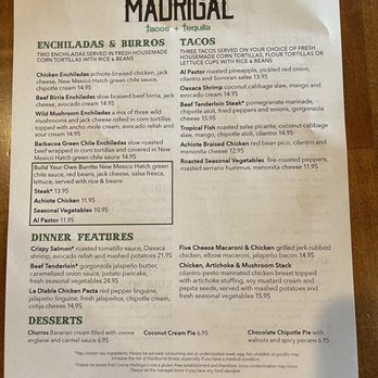 Cocina Madrigal - Menu - Tacos Near Me - Phoenix, Arizona Cocina Madrigal - Menu - Tacos Near Me - Phoenix, Arizona