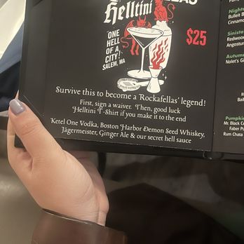 Rockafella's Restaurant - Helltini - American Near Me - Salem, Massachusetts