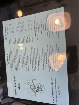 Menu photo 2 Perfect Pour Cafe Pacifica, CA