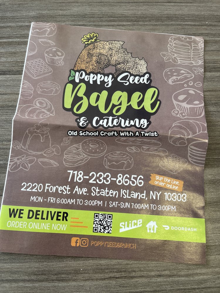 POPPY SEED BAGEL & CATERING Updated June 2024 2220 Forest Ave