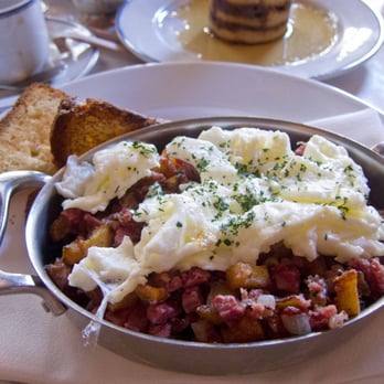 Bouchon - Corned beef hash and eggs - French Near Me - Las Vegas, Nevada