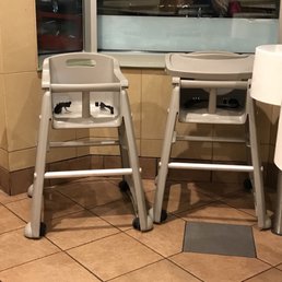 Clean baby chairs. Clean baby chairs.