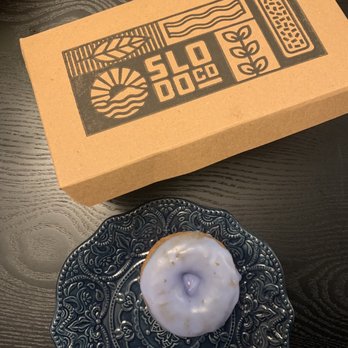 SloDoCo Donuts - Lavender vegan donut - Donuts Near Me - San Luis Obispo, California