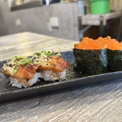 Temari-zushi - Eel does not need the scallions