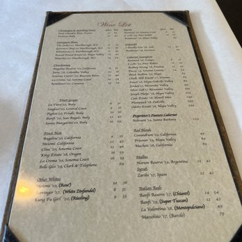 Verdi's American Bistro - Wine List - New American Near Me - Marco Island, Florida Verdi's American Bistro - Wine List - New American Near Me - Marco Island, Florida